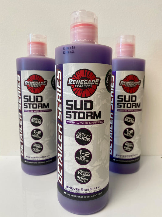 Renegade Sud Storm Wash & Wax Shampoo 16 fl oz